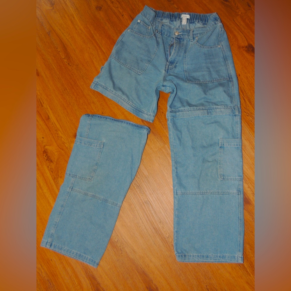 Forever 21 Relaxed Blue Denim Jeans/Shorts